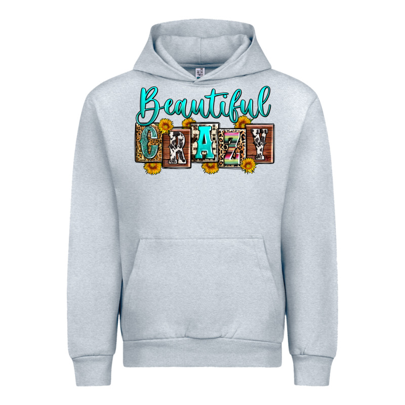 Beautiful Crazy Urban Hoodie by Zillion Design Studio | Teevron