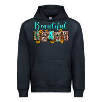 Navy beautiful crazy Urban Hoodie - Zillion Design Studio
