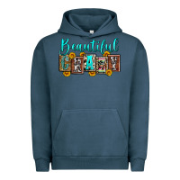 Pigment Midnight Navy beautiful crazy Urban Hoodie - Zillion Design Studio