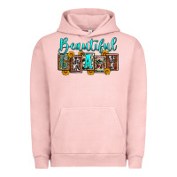 Pigment Salmon beautiful crazy Urban Hoodie - Zillion Design Studio