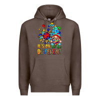 Coffee it's ok to be different autism gnome Premium Hoodie - Zillion Design Studio