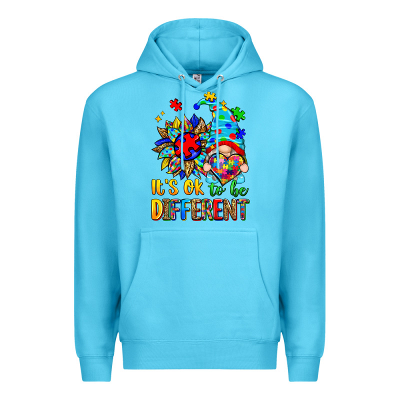 It's Ok To Be Different Autism Gnome Premium Hoodie by Zillion Design Studio | Teevron