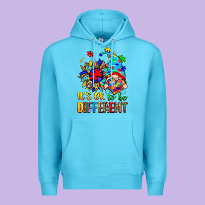 It's Ok To Be Different Autism Gnome Premium Hoodie Designed By Zillion Design Studio