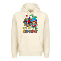 Sandshell it's ok to be different autism gnome Premium Hoodie - Zillion Design Studio