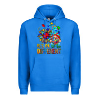 True Royal it's ok to be different autism gnome Premium Hoodie - Zillion Design Studio
