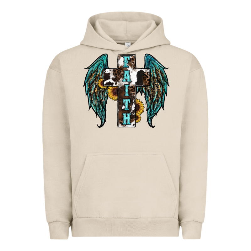 Western Wings Cross Urban Hoodie by RanaPortraitStore | Teevron