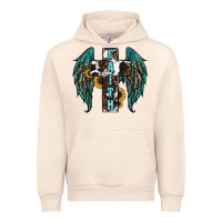 Sandshell western wings cross Urban Hoodie - RanaPortraitStore