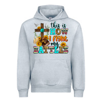 Heather Grey this is how i fight my battles Urban Hoodie - Zillion Design Studio