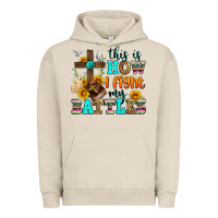 Pigment French Oak this is how i fight my battles Urban Hoodie - Zillion Design Studio