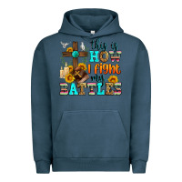 Pigment Midnight Navy this is how i fight my battles Urban Hoodie - Zillion Design Studio