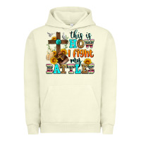 Pigment Pistachio this is how i fight my battles Urban Hoodie - Zillion Design Studio