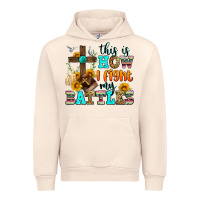 Sandshell this is how i fight my battles Urban Hoodie - Zillion Design Studio
