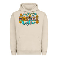 Pigment French Oak mother hustler Urban Hoodie - Zillion Design Studio