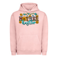 Pigment Salmon mother hustler Urban Hoodie - Zillion Design Studio