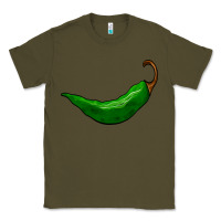 Army Green jalapeño Classic Tee - BarkalooDesign
