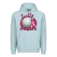 Blue Mist Tackle Cancer Volleyball Premium Hoodie - texasbilliewilder