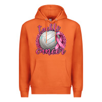Carrot Tackle Cancer Volleyball Premium Hoodie - texasbilliewilder