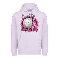 Lilac Tackle Cancer Volleyball Premium Hoodie - texasbilliewilder