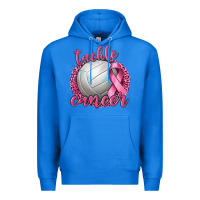 True Royal Tackle Cancer Volleyball Premium Hoodie - texasbilliewilder