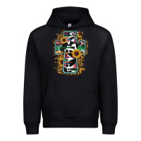 Black western cross Urban Hoodie - RanaPortraitStore