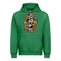 Emerald western cross Urban Hoodie - RanaPortraitStore