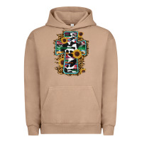 Pigment Burro western cross Urban Hoodie - RanaPortraitStore