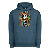 Pigment Midnight Navy western cross Urban Hoodie - RanaPortraitStore