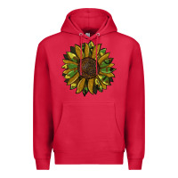 Cardinal camouflage flitter sunflowers Premium Hoodie - RanaPortraitStore