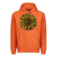 Carrot camouflage flitter sunflowers Premium Hoodie - RanaPortraitStore