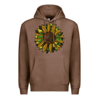 Chestnut camouflage flitter sunflowers Premium Hoodie - RanaPortraitStore