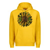 Lemon camouflage flitter sunflowers Premium Hoodie - RanaPortraitStore