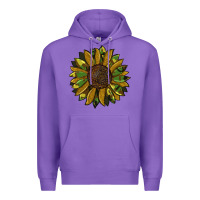Purple camouflage flitter sunflowers Premium Hoodie - RanaPortraitStore