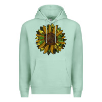 Seafoam camouflage flitter sunflowers Premium Hoodie - RanaPortraitStore
