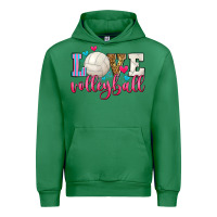 Emerald love volleyball Urban Hoodie - Zillion Design Studio