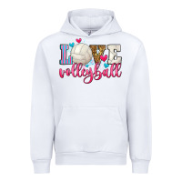 White love volleyball Urban Hoodie - Zillion Design Studio