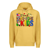 Antique Gold i teach au some kids Premium Hoodie - Zillion Design Studio