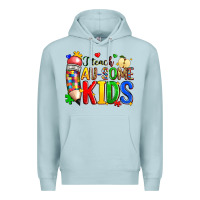 Blue Mist i teach au some kids Premium Hoodie - Zillion Design Studio