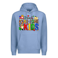 Colony Blue i teach au some kids Premium Hoodie - Zillion Design Studio