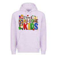Lilac i teach au some kids Premium Hoodie - Zillion Design Studio
