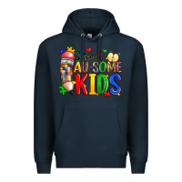 Navy i teach au some kids Premium Hoodie - Zillion Design Studio