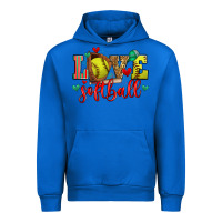 Cobalt love softball Urban Hoodie - Zillion Design Studio