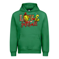 Emerald love softball Urban Hoodie - Zillion Design Studio