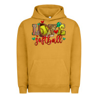 Pigment Peanut Butter love softball Urban Hoodie - Zillion Design Studio