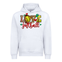 White love softball Urban Hoodie - Zillion Design Studio