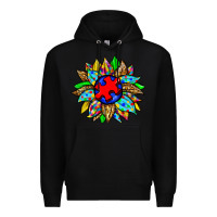 Black autism sunflower Premium Hoodie - Zillion Design Studio