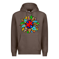 Coffee autism sunflower Premium Hoodie - Zillion Design Studio