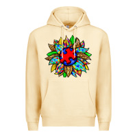 Pina Colada autism sunflower Premium Hoodie - Zillion Design Studio