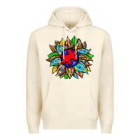 Sandshell autism sunflower Premium Hoodie - Zillion Design Studio