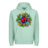 Seafoam autism sunflower Premium Hoodie - Zillion Design Studio