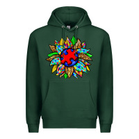 Sports Green autism sunflower Premium Hoodie - Zillion Design Studio